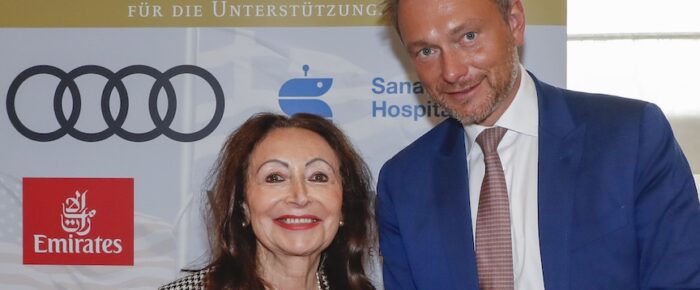 Christian Lindner spricht vor der Welt in Berlin 