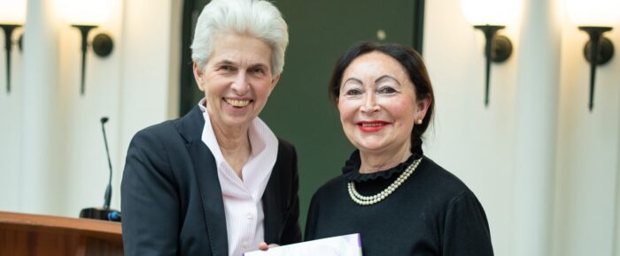 Dr Marie-Agnes Strack-Zimmermann visits the Ambassadors Club